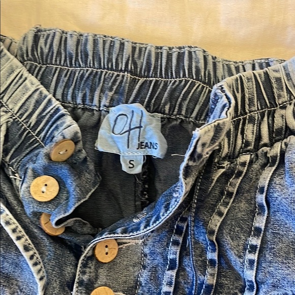 Wide-Leg Denim Pants - Picture 3 of 7